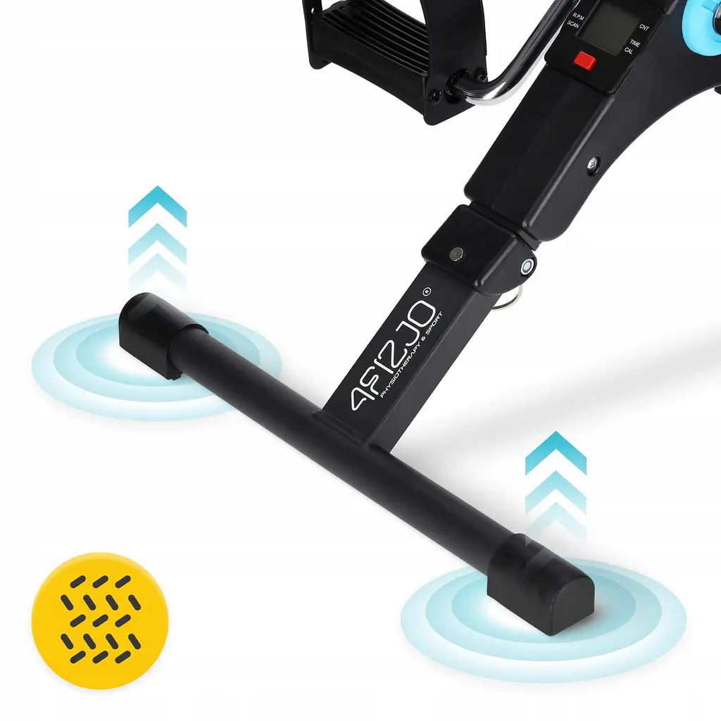 Міні велотренажер 4FIZJO Mini 2 в 1 для рук та ніг MBIKE03 Black/Blue (P-5905973401685) - фото 5