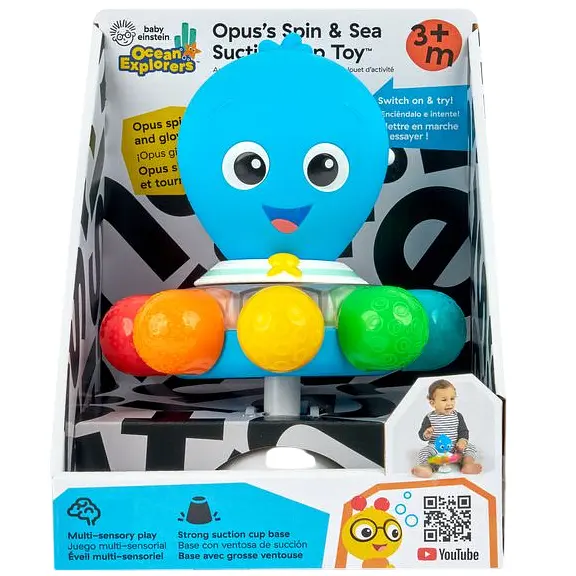Игрушка на присоске Baby Einstein Opus's Spin and Sea (13147) - фото 8
