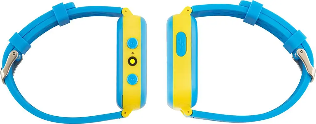 Дитячий смарт-годинник AmiGo GO009 GLORY Camera + LED Blue/Yellow [90706] - фото 3