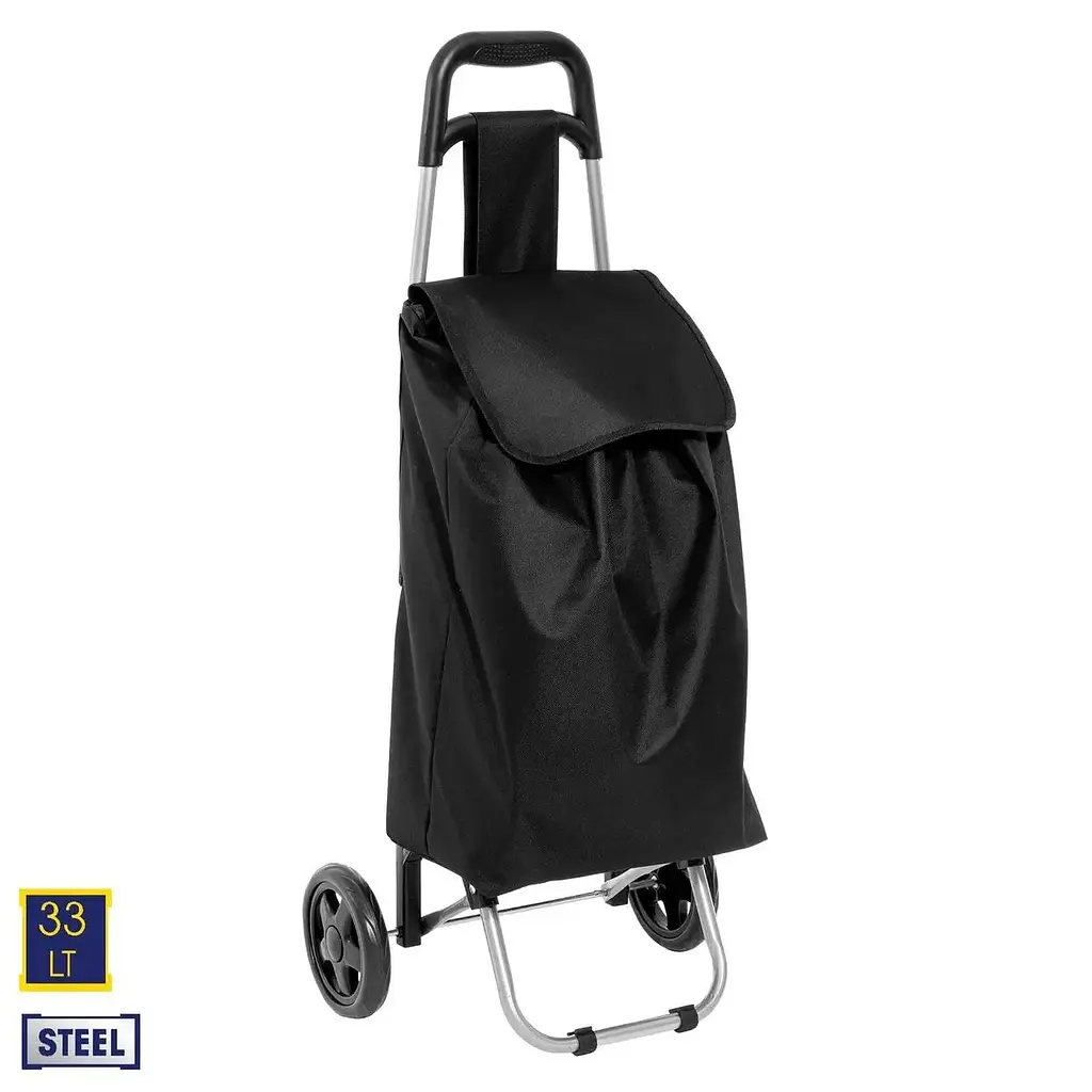 Сумка-тележка Casa Si Amigo до 20 кг черная - фото 2