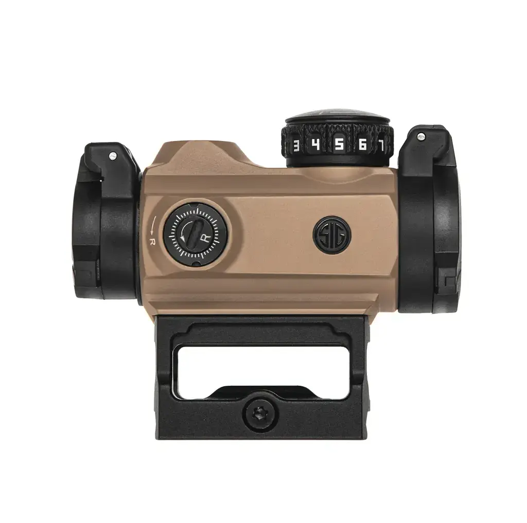 Прицел коллиматорный Sig Sauer Optics Romeo MSR 1x20мм 2 MOA  Red Dot FDE - фото 3
