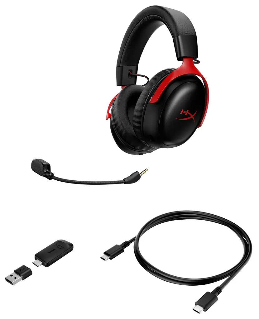 Гарнiтура HyperX Cloud III S Black/Red (A59Z0AA) - фото 7