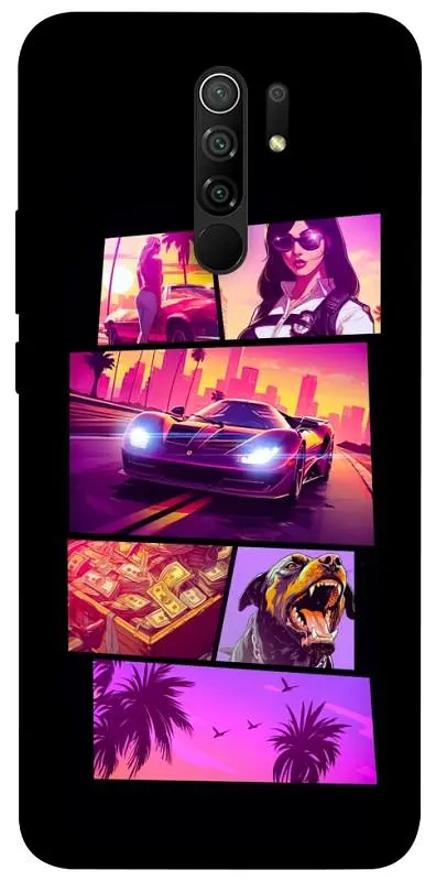TPU чохол Demsky GTA vibes для Xiaomi Redmi 9