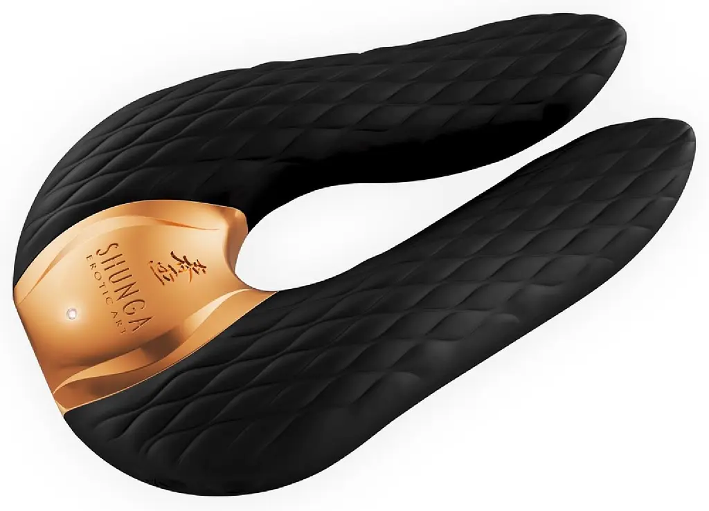 Вібратор Shunga Aiko Intimate 10.8 см чорний - фото 3