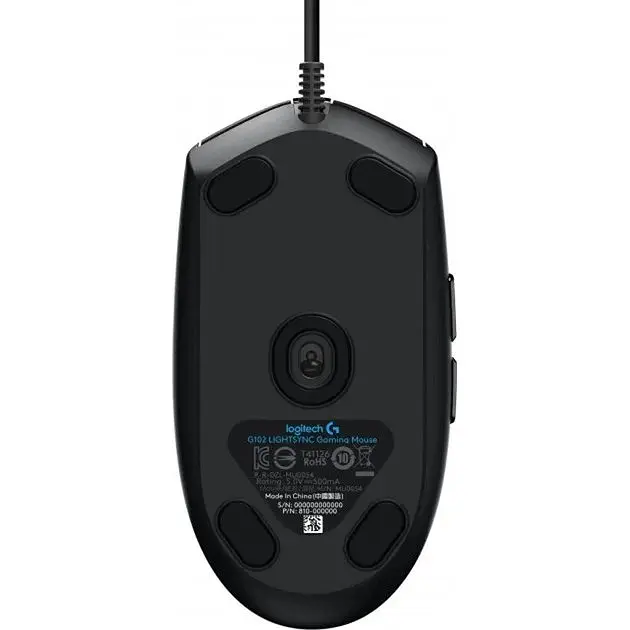 Миша Logitech G102 LIGHTSYNC USB 200-8000 dpi RGB-підсвічування 6 кнопок чорна - фото 2