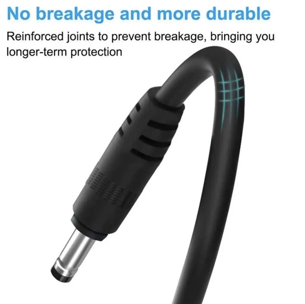 Кабель для роутера USB DC живлення від Power Bank Fonken із трансформатором 12V з перехідником 5.5 - 3.5 мм Чорний - фото 7