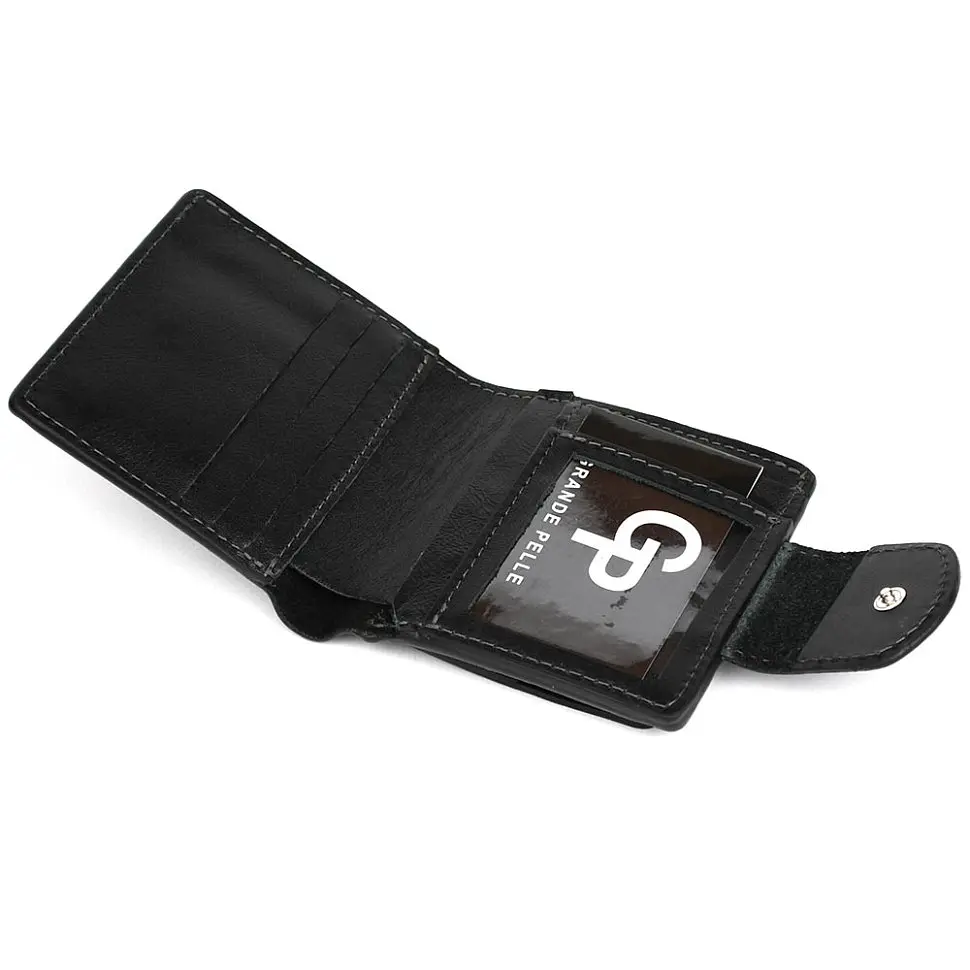 Портмоне з монетницею GRANDE PELLE 10х10х2 см acs0032107 - фото 4