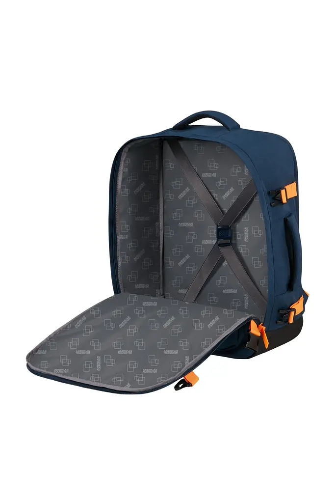 Рюкзак Для Путешествий M 15.6" American Tourister TAKE2CABIN NAVY/RADIANT ORANGE 45x36x20 91G*41005 - фото 2