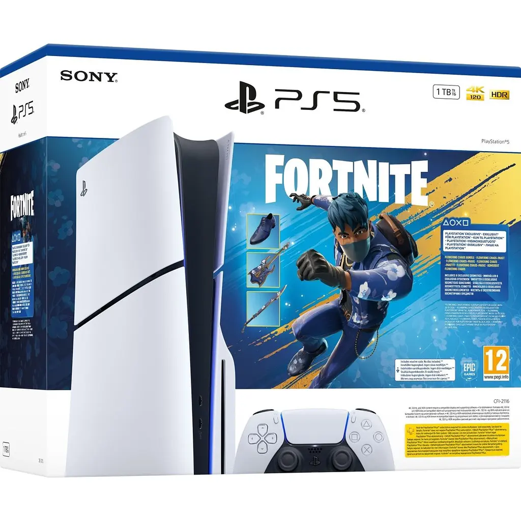 Ігрова консоль Sony PlayStation 5 Slim 1TB + Fortnite Flowering Chaos Bundle (1000049838) [168522] - фото 7