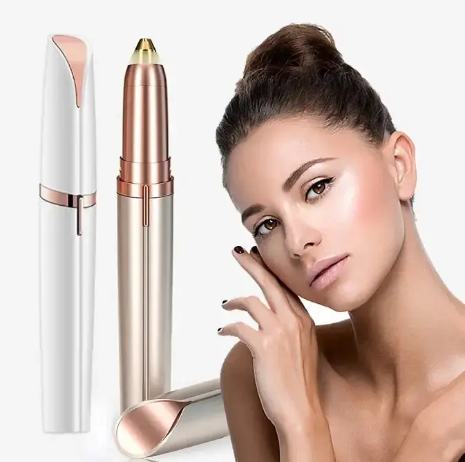 Тример жіночий для брів USB Flawless Brows для точкової корекції брів
 - фото 3