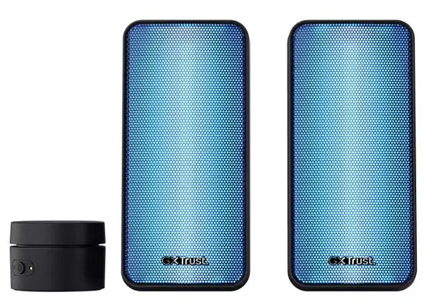 Комп'ютерні колонки Trust GXT 611 WEZZ, USB/AUX, RGB/Knob, Чорний - фото 4