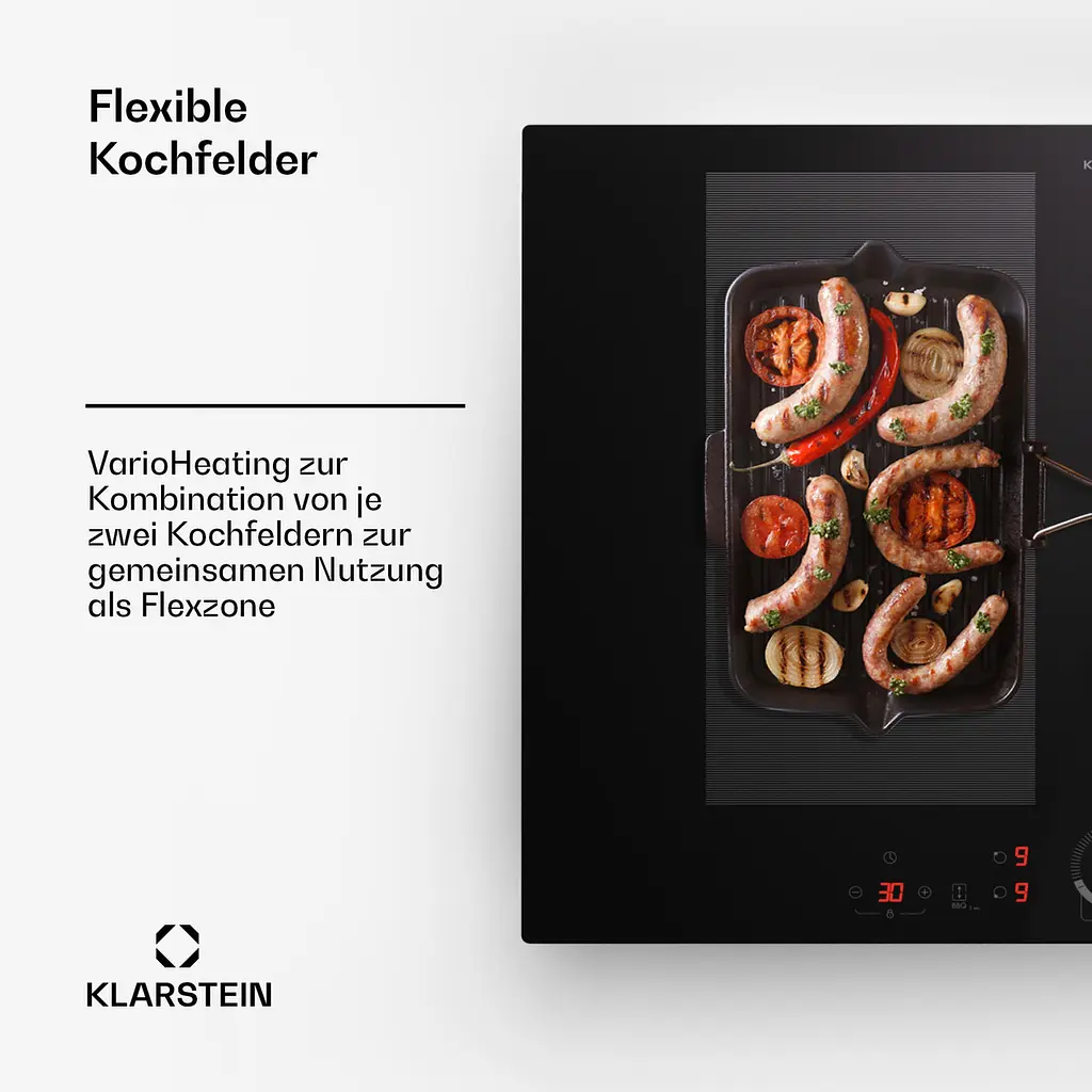 Індукційна варильна поверхня Klarstein Delicatessa 70 Flex (10045602) - фото 4