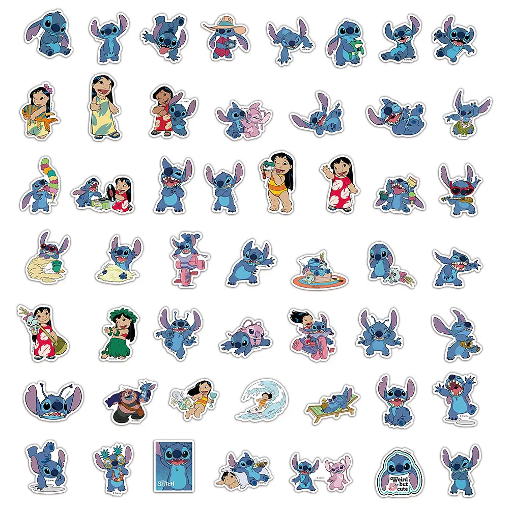 Стікерпак Стіч Набір наклейок GeekLand Stitch 50 штук - фото 2