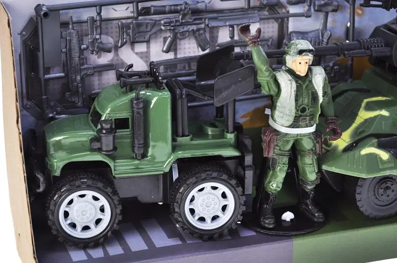 Машина 7-3 військова з набором, в коробці р.35, 5x10x14 см. YG Toys - фото 2