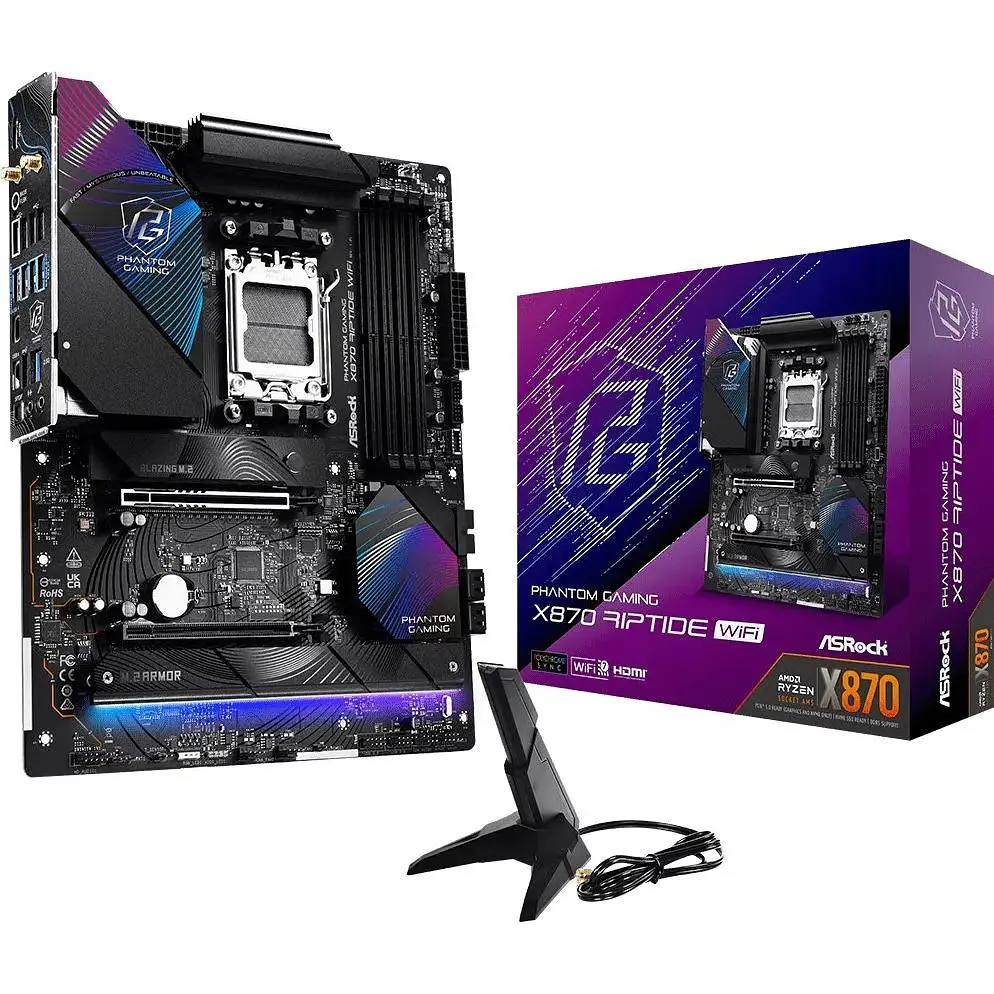 Материнська плата ASRock X870 Riptide WiFi Socket AM5 - фото 2