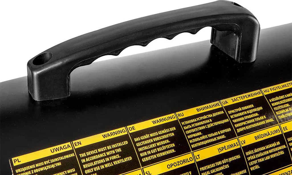 Теплова гармата Neo Tools 20 кВт, 550 м3год, прямого нагріву, бак 19л, витрата 1.9л/год, IPX4 - фото 6