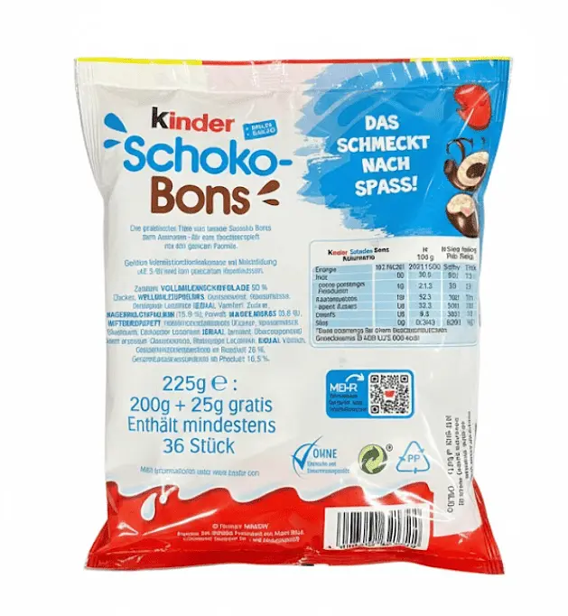 Шоколадні цукерки Kinder Schoko-Bons 225г - фото 5