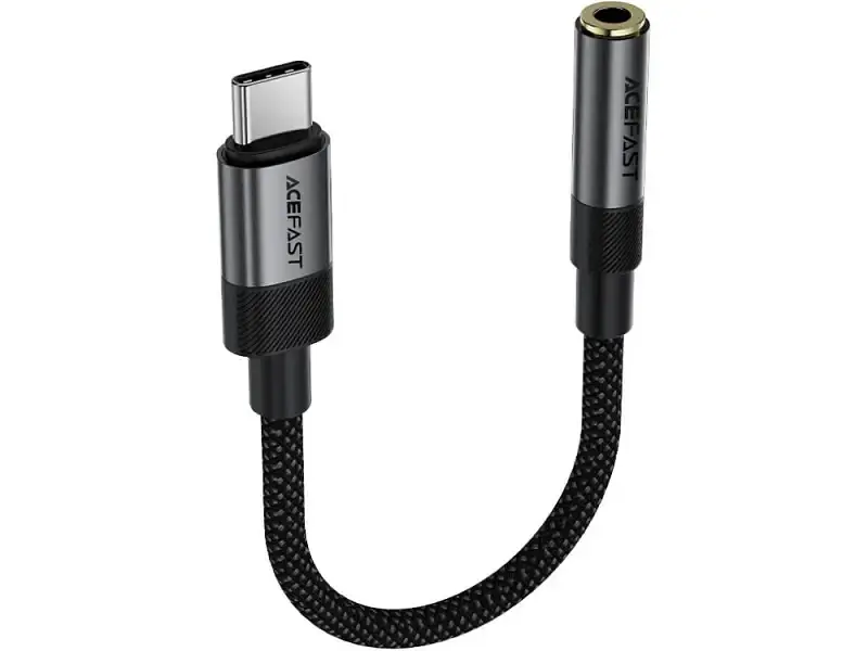 Адаптер Acefast Type-C USB Type-C to 3.5mm 0.15m (6974316285281) - фото 2
