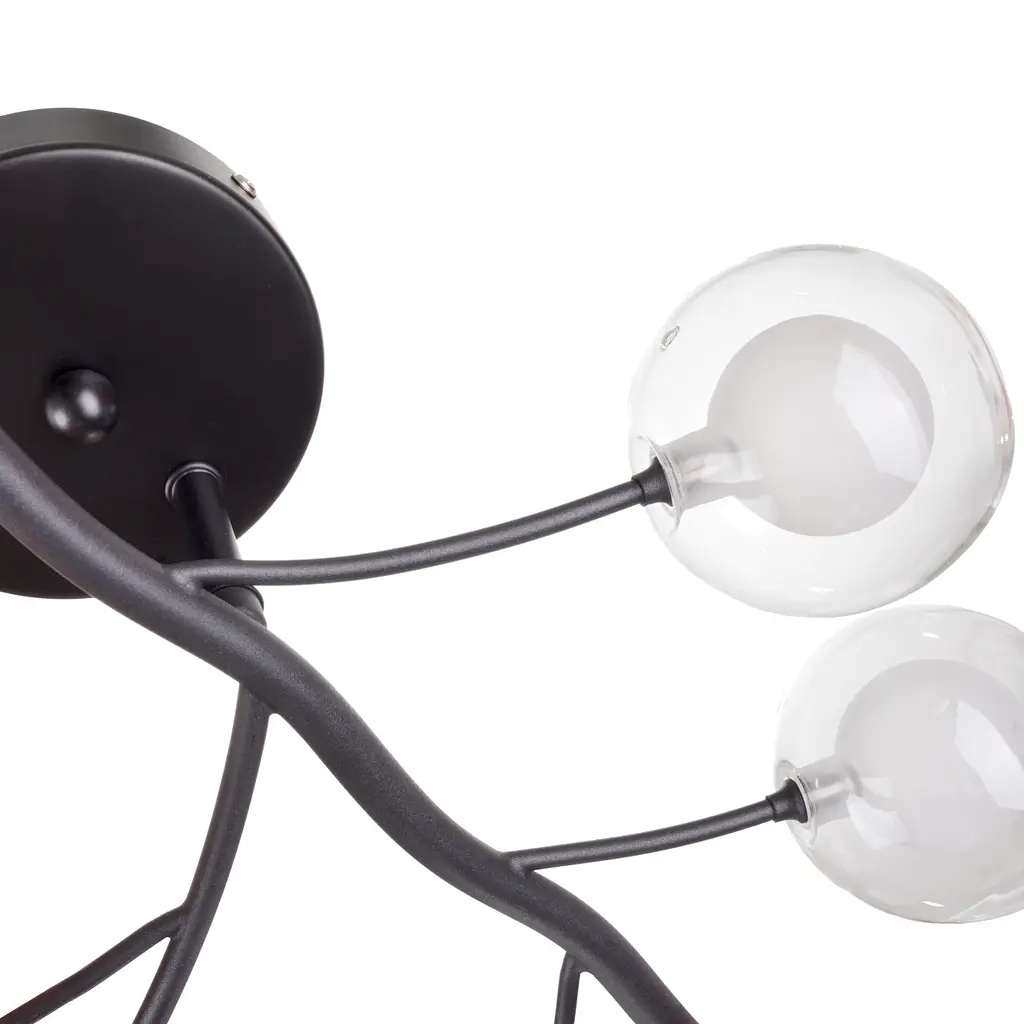 Люстра потолочная Brille G4 20W BK (BR-01 656C/8) - фото 4