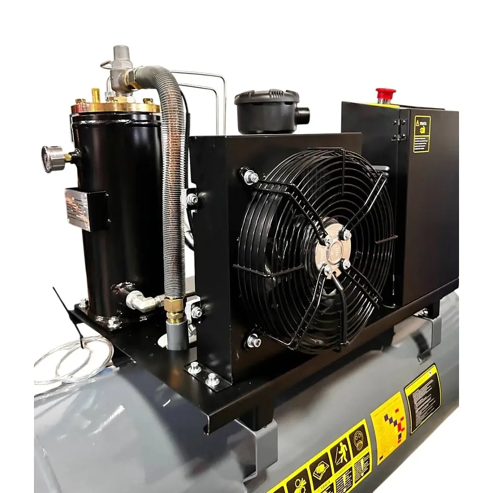 Компресор високого тиску гвинтовий масляний GTM DLG5.5V/inv (200 л, 680 л/хв, 5.5 кВт, 380-400 В, інвертор) - фото 3