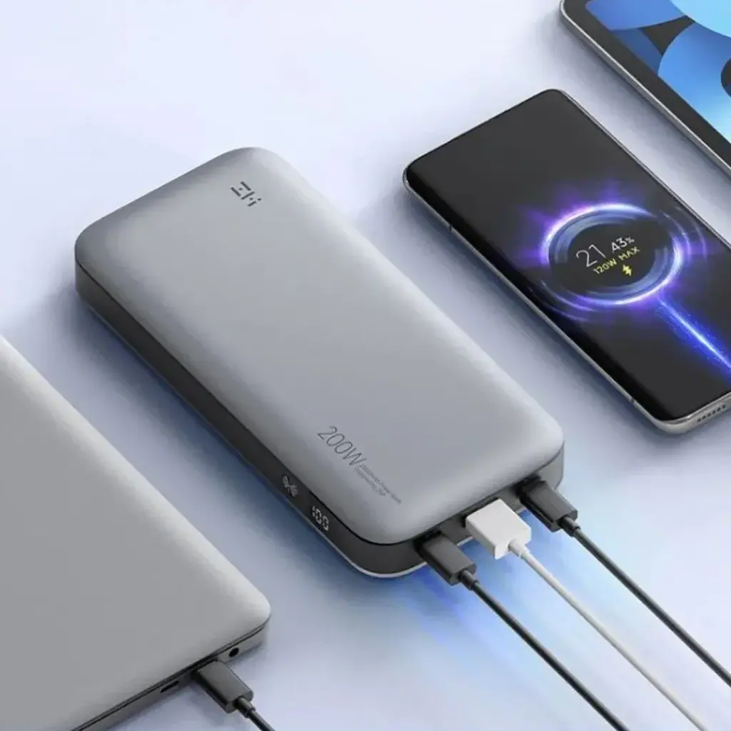 Зовнішній акумулятор ZMI 20 25000mAh 200W Silver [QB826] [132284] - фото 7