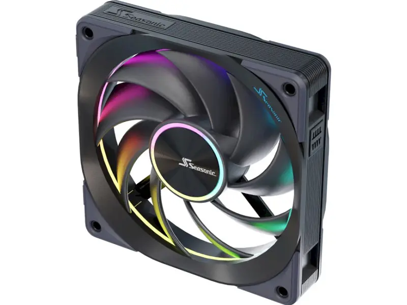Корпусний вентилятор SeaSonic MagFlow 120 ARGB 3-pack (MAGFLOW-ARGB-3) - фото 3