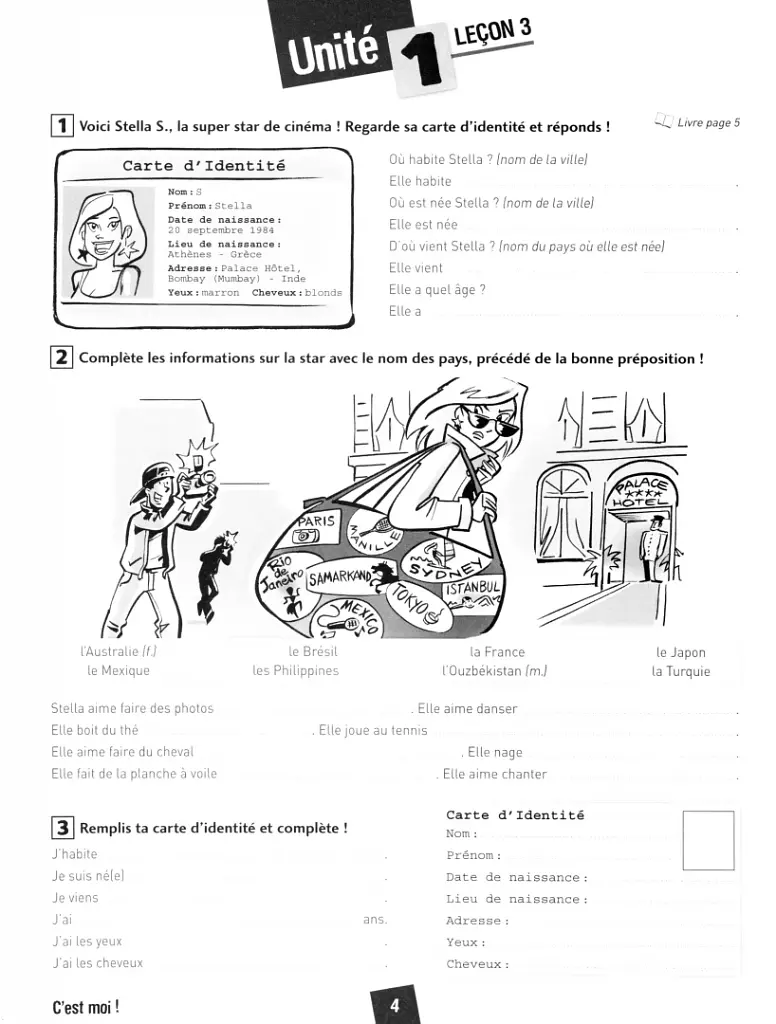 Amis et compagnie 2. Niveaux A1/A2. Cahier d`activities - фото 3