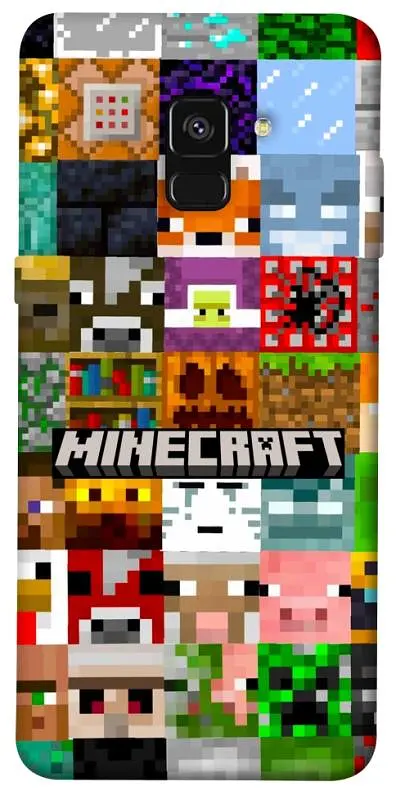 Чохол Demsky Minecraft collage для Samsung A530 Galaxy A8 (2018)