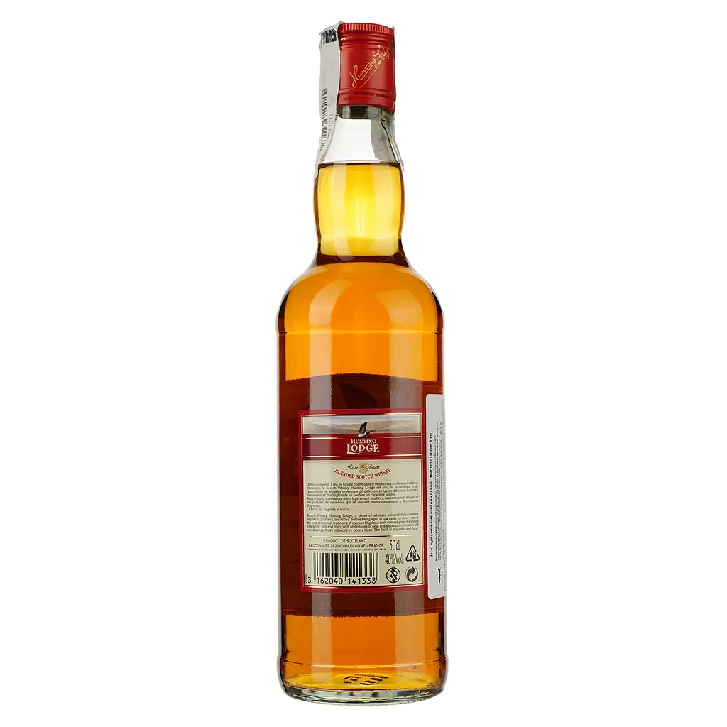 Виски Fauconnier Hunting Lodge 3yo Blended Scotch Whisky, 40%, 0,5 л - фото 2