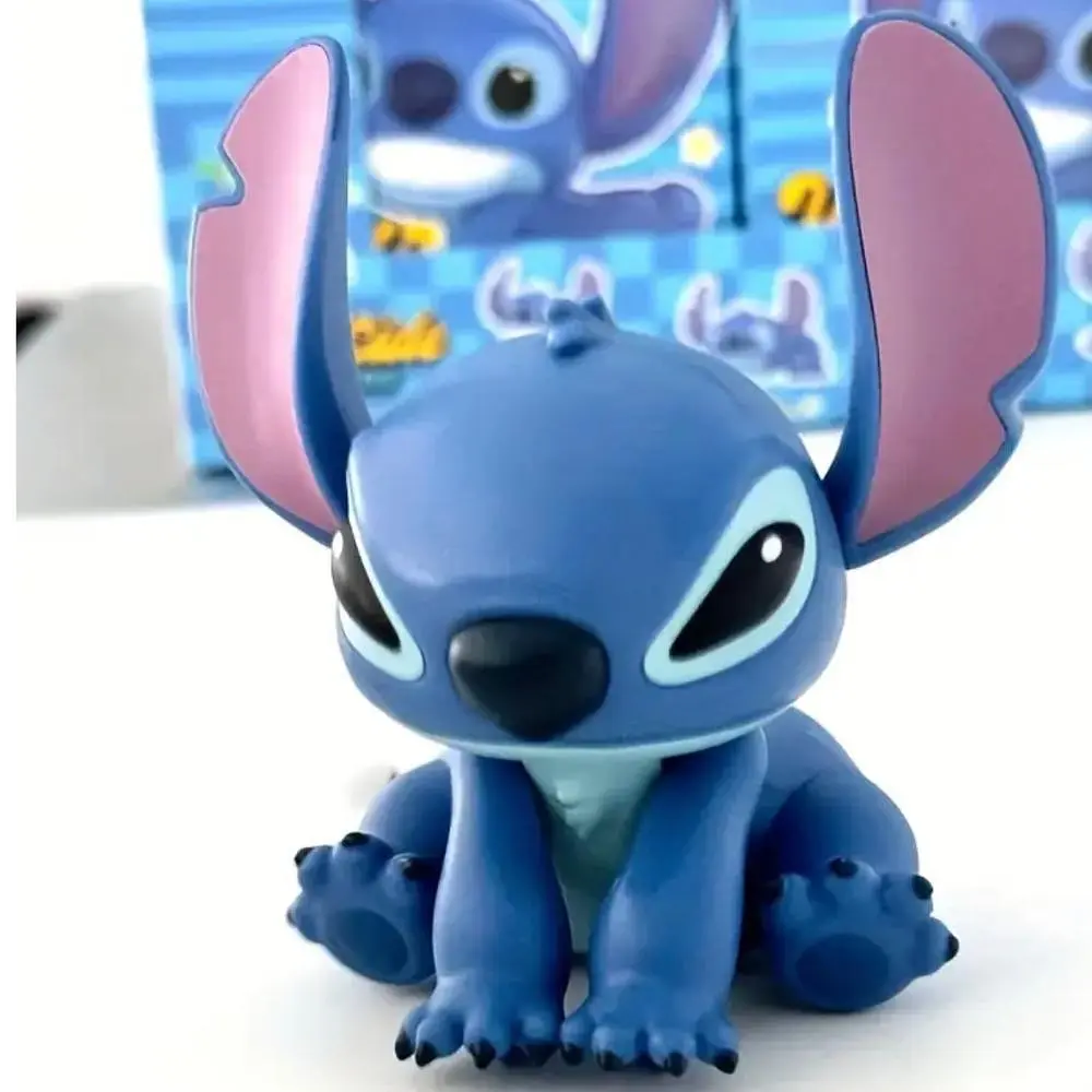 Інтерактивна іграшка Стіч фігурка сюрприз Stitch з рухомими елементами в коробці Синій - фото 7