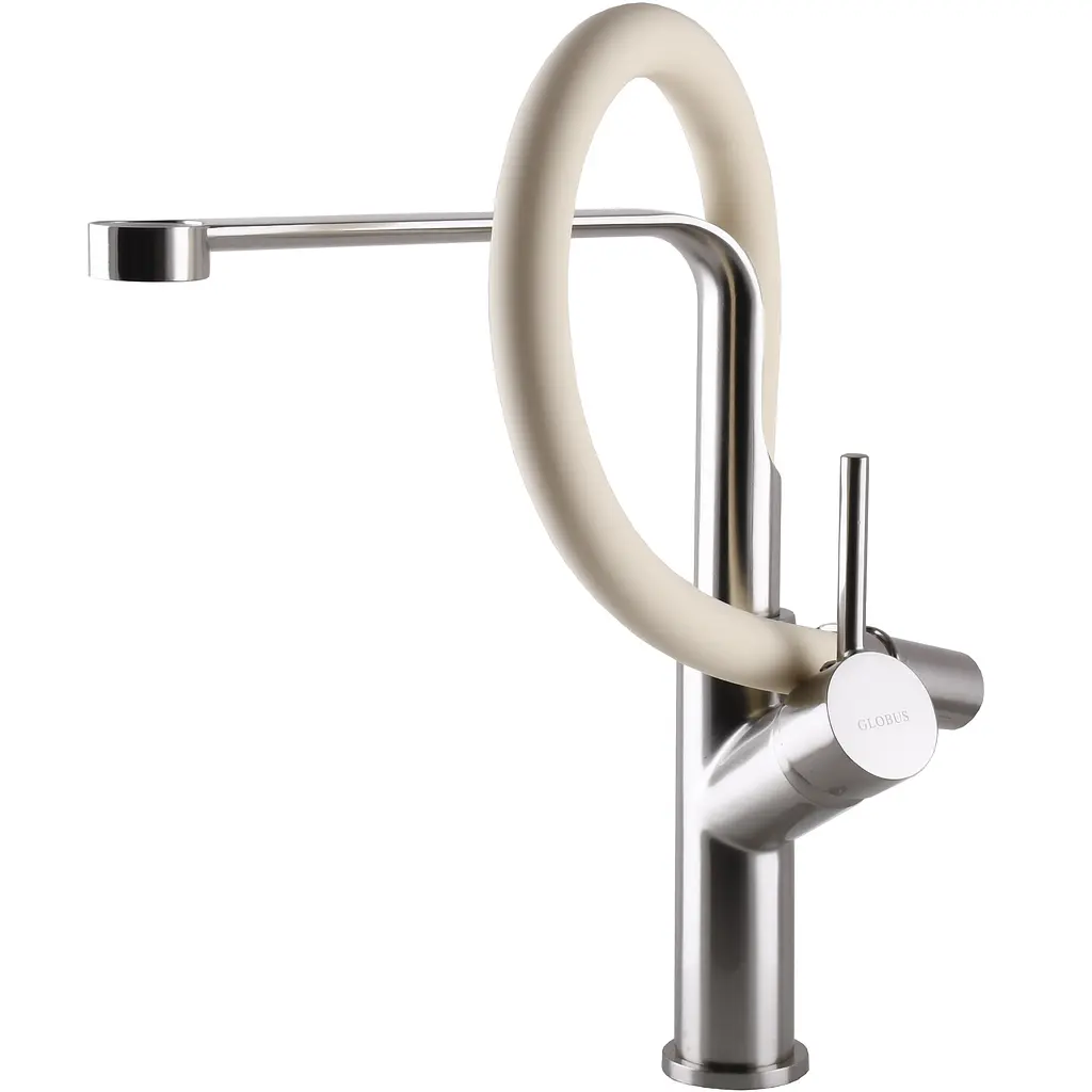 Змішувач для кухні Globus Lux Denver Flex GDF-32-08-06 бежевий (24665) - фото 7