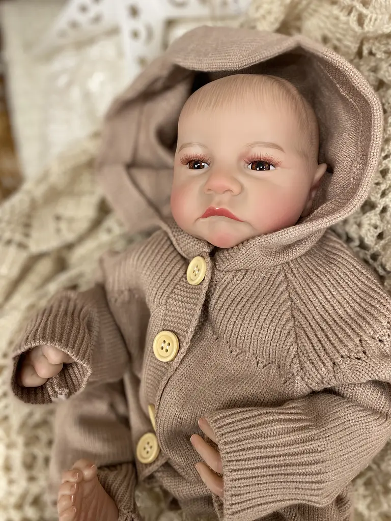 Силіконова колекційна лялька реборн reborn сима дівчина Reborn Dolls det0018824 - фото 2