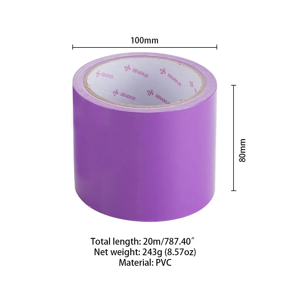 Скотч для бондажу LOCKINK SEVANDA Electrostatic Tape, фіолетова, 16 м - фото 2