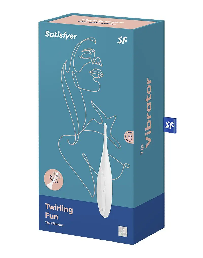 Вібратор для клітора Satisfyer Twirling Fun White - фото 4