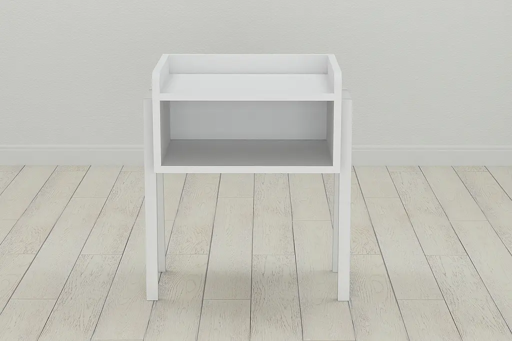 Тумба модульна Ferrum-decor Джузі 540x450x320 метал Білий ДСП Білий 16 мм (FRD-102975) - фото 3