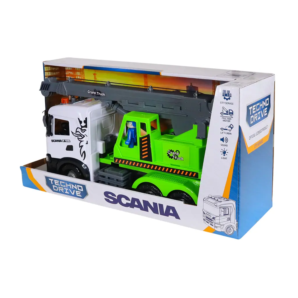 Автомодель серії TechnoDrive Mid Truck - Автокран Scania (3006KS) - фото 14