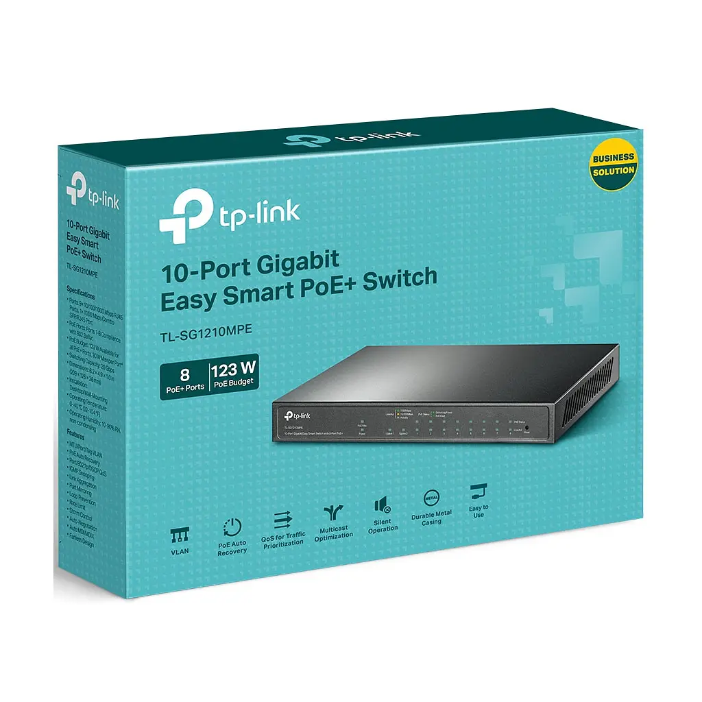 Комутатор мережевий TP-Link TL-SG1210MPE - фото 4