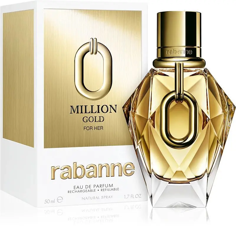 Парфюмированная вода Rabanne Million Gold For Her 50 мл - фото 2