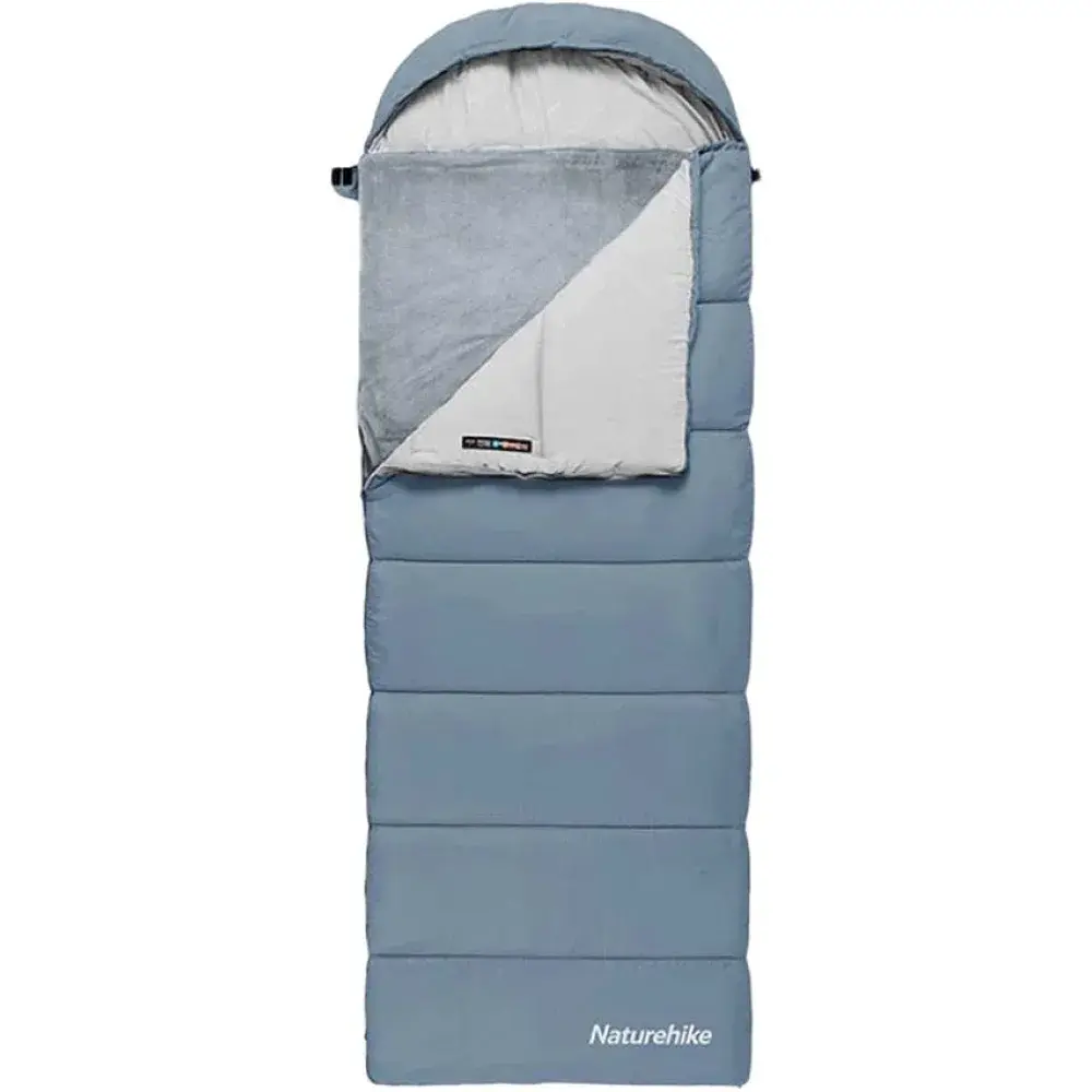 Спальний мішок Naturehike BE400 CNK2300SD021 R з підігрівом Grey