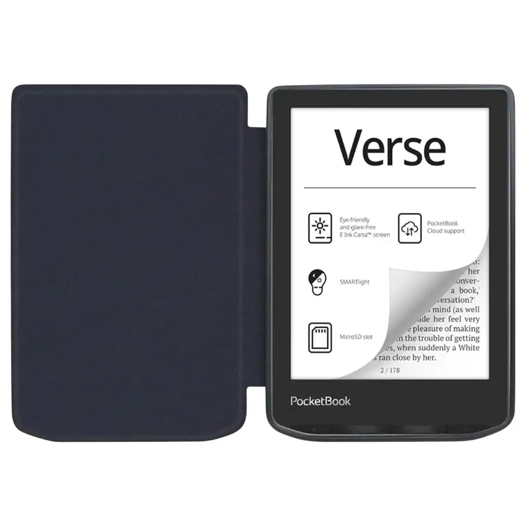Обложка чехол Primolux TPU для электронной книги PocketBook 629 Verse/PocketBook 634 Verse Pro dark blue - фото 2