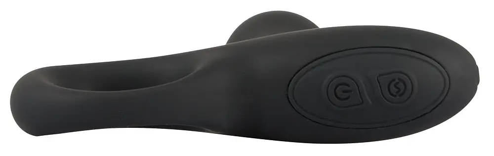 Анальні намиста з вібрацією Black Velvets 20 см (чорний) - фото 8