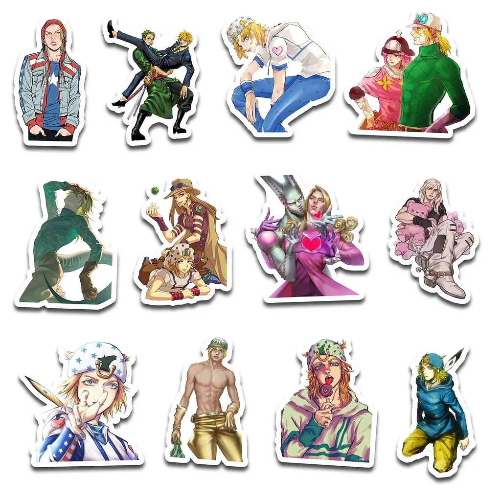 Стікерпак GeekLand JoJo Steel Ball Run 45 штук (SP JJ 02) - фото 5