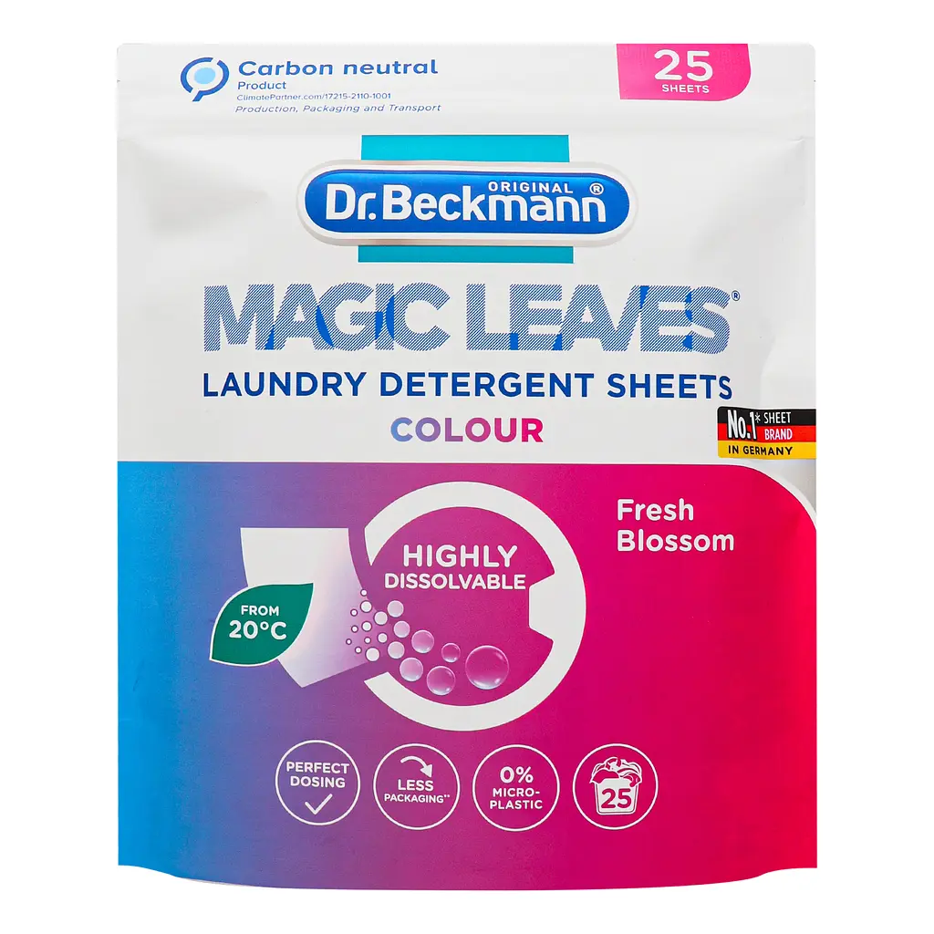 Серветки для прання Dr. Beckmann Magic Leaves для кольорових тканин, 25 шт. - фото 2
