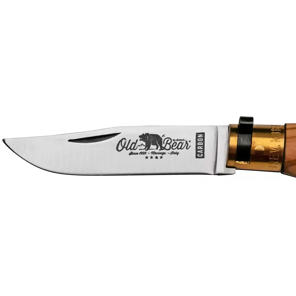 Ніж Old Bear Classic M, C70 steel, Оливковий wood - фото 3