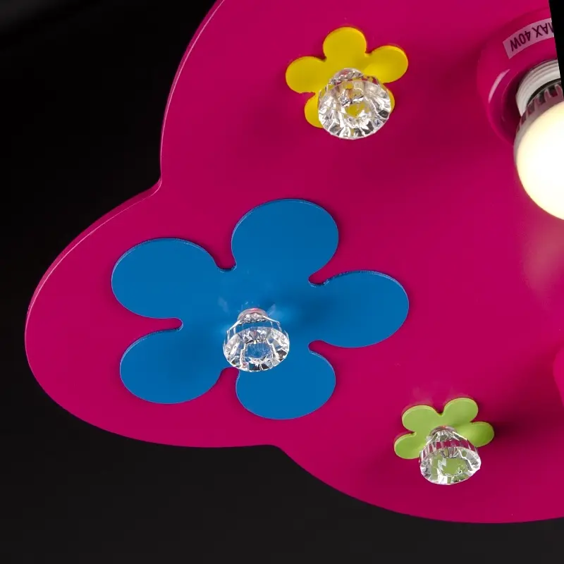 Люстра Brille потолочная деревянная для детской E14 40W Mix (KL-403C/4) - фото 9