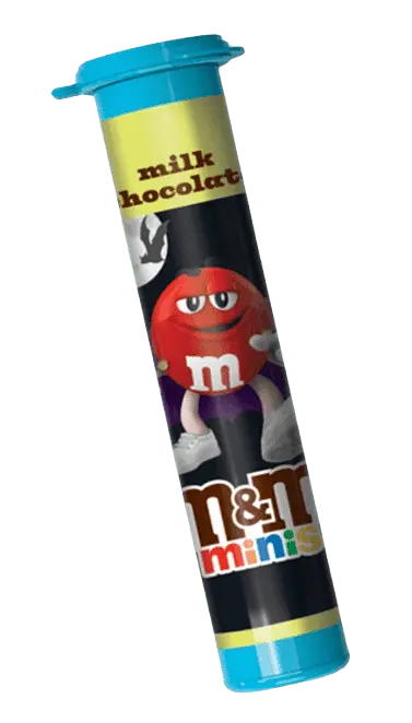 Драже M&M's Minis Milk Chocolate Candies Mega Tube 50г - фото 2