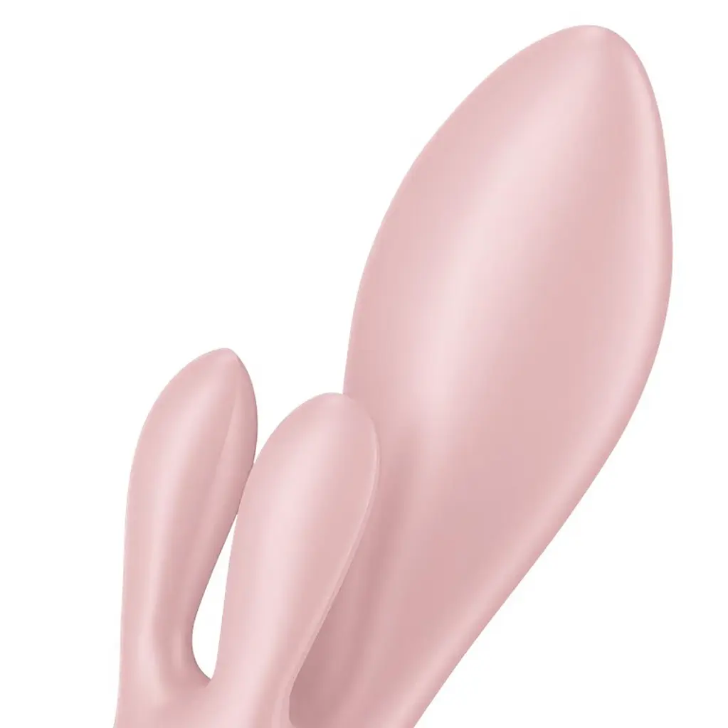 Вібратор-кролик Satisfyer Air Pump Bunny 3 21 см світло-рожевий - фото 3