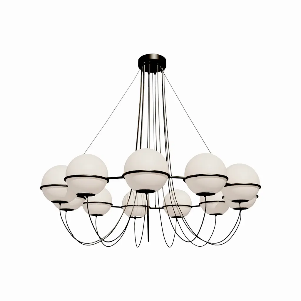 Люстра MJ-Light PRIUS D900 BK 12033 - фото 5