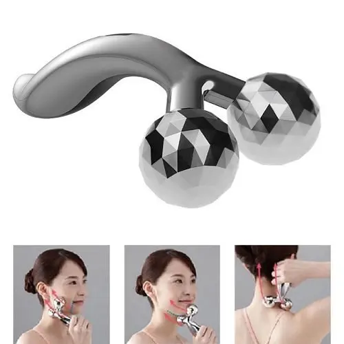 Роликовий масажер 3D MASSAGER для масажу обличчя та тіла - фото 2