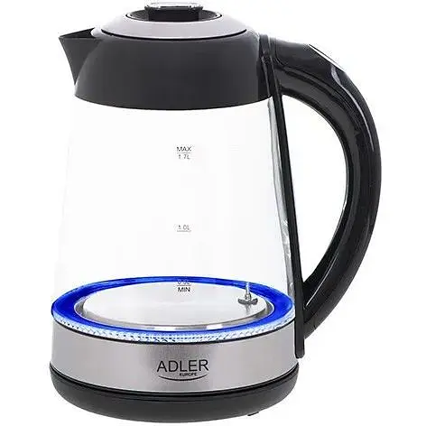 Электрический чайник Adler AD 1285 Стеклянный с цветной подсветкой 1.7 л - фото 8